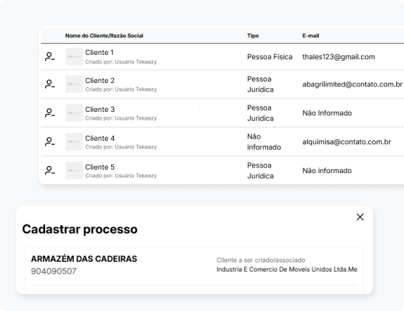 Ilustração sobre gestão de clientes